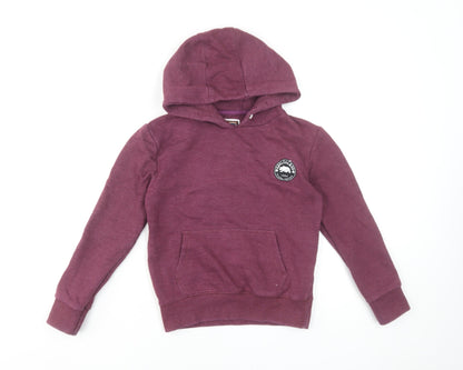 Boys UK Size 9-10 Years SoulCal & Co Purple Pullover Hoodie