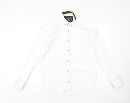 Mens UK Collar Size M Mineral Smart White  Dress Shirt