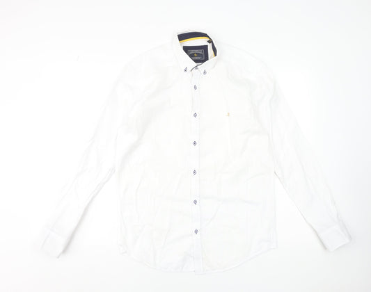 Mens UK Collar Size M Mineral Smart White  Dress Shirt