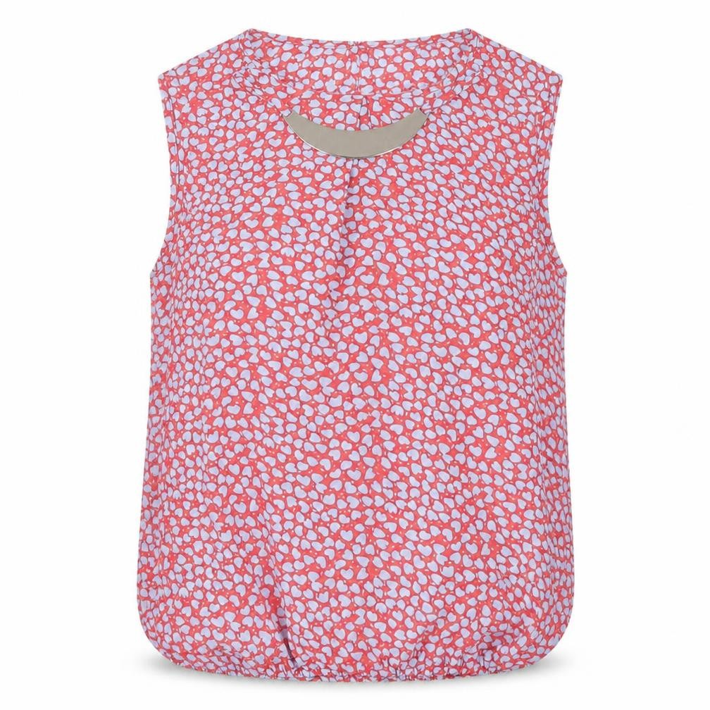 Dunnes Stores Women's Pink Floral Sleeveless Blouse Size 10