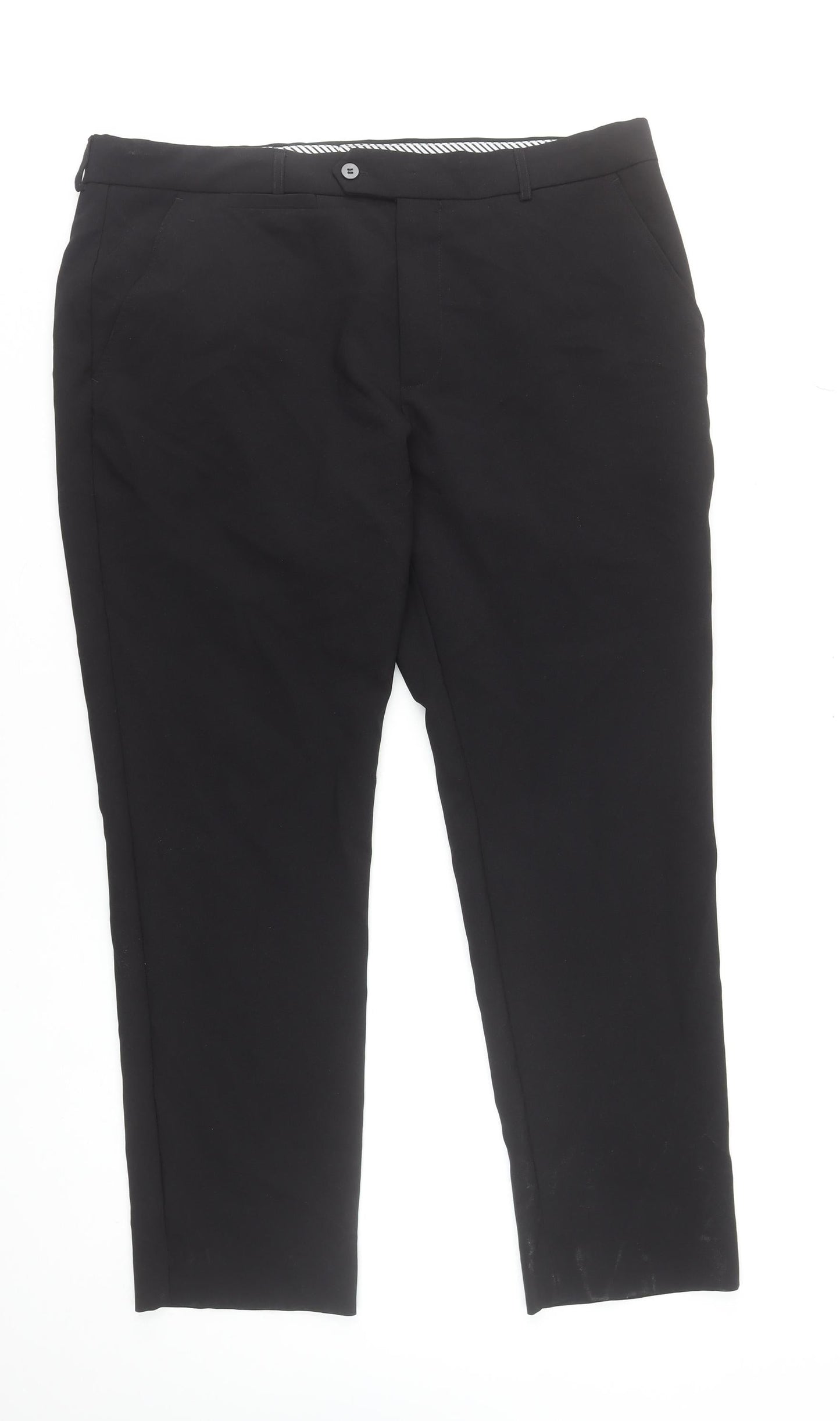 St. Bernard for Dunnes Stores Men's Black 38in Regular Fit Dress Pants
