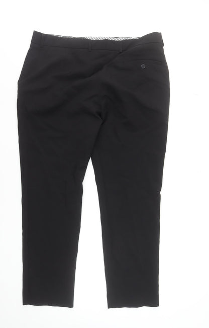 St. Bernard for Dunnes Stores Men's Black 38in Regular Fit Dress Pants