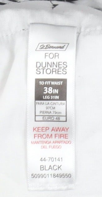 St. Bernard for Dunnes Stores Men's Black 38in Regular Fit Dress Pants