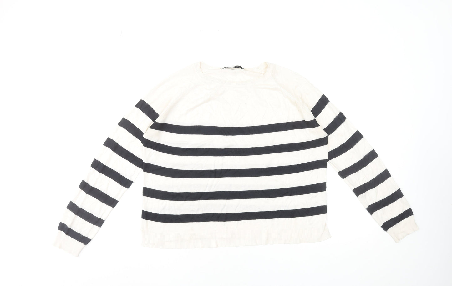 Womens UK Size 12 Zara Multicoloured Pullover Jumper