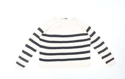 Womens UK Size 12 Zara Multicoloured Pullover Jumper