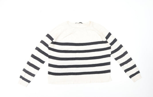 Womens UK Size 12 Zara Multicoloured Pullover Jumper
