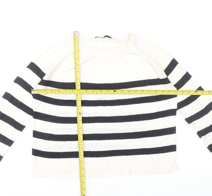 Womens UK Size 12 Zara Multicoloured Pullover Jumper