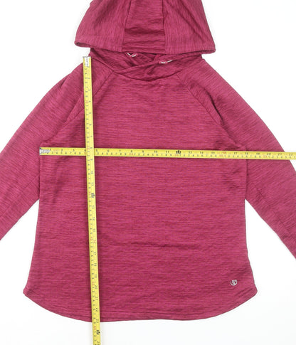 St. Bernard Women’s Pink Hooded Lightweight Activewear Jacket Size S