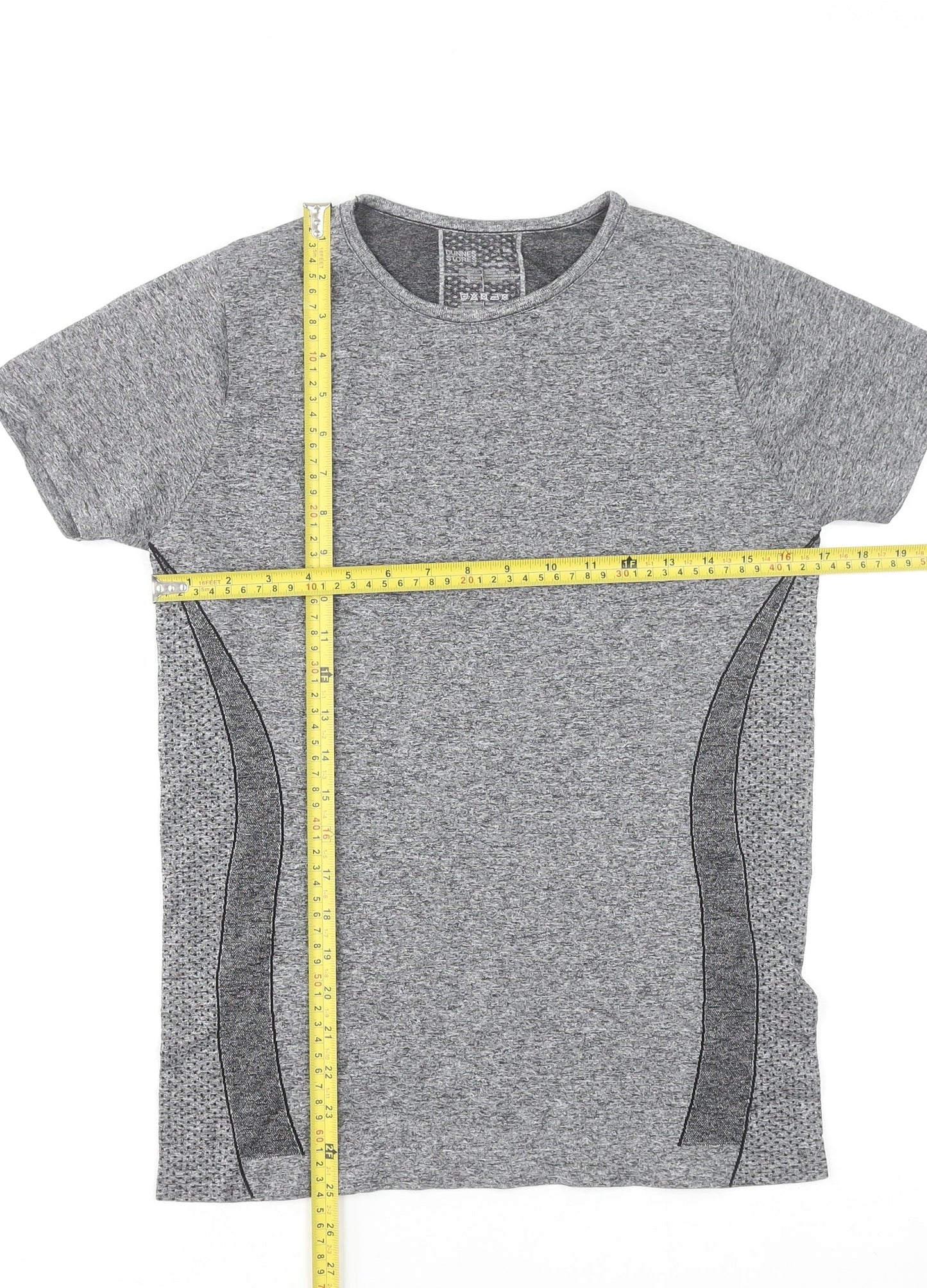 Dunnes Stores Men’s Grey Short Sleeve Athletic T-Shirt Size S