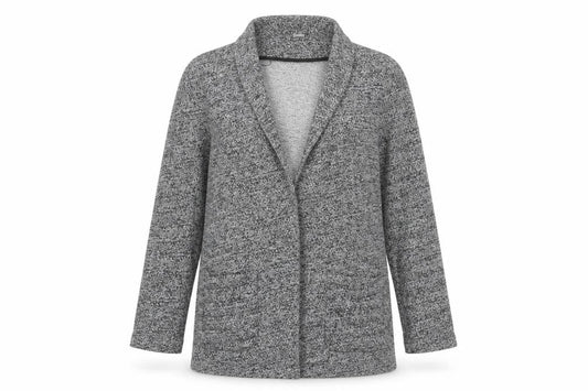 Womens UK Size 8 H&M Grey Basic Jacket