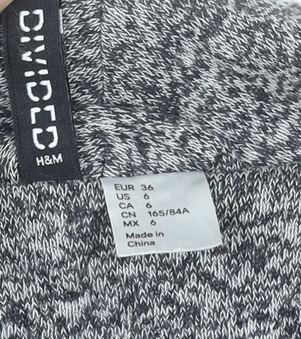 Womens UK Size 8 H&M Grey Basic Jacket