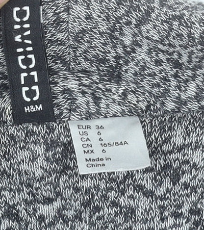 Womens UK Size 8 H&M Grey Basic Jacket