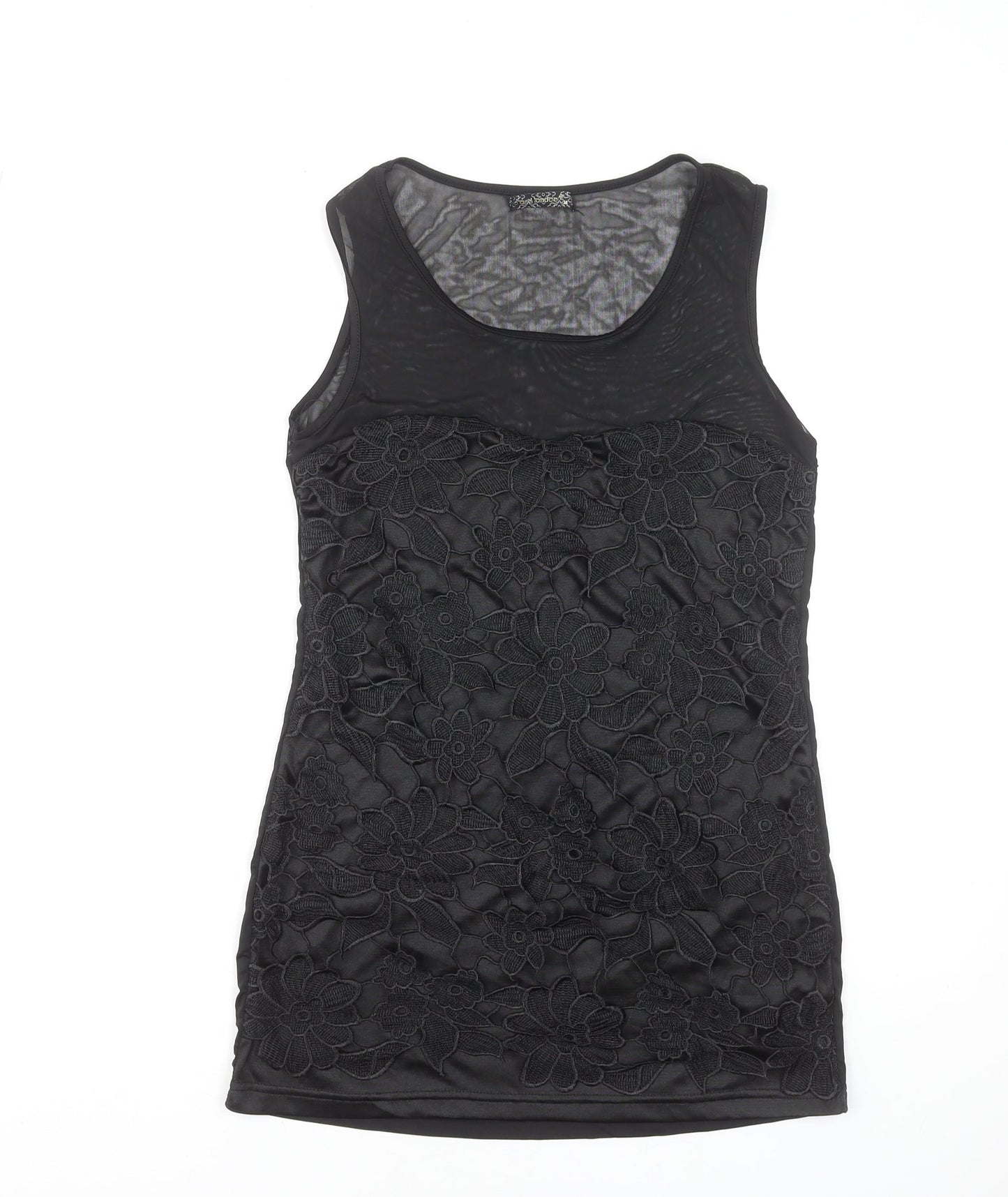 Womens UK Size M Aed London Black Camisole Tank