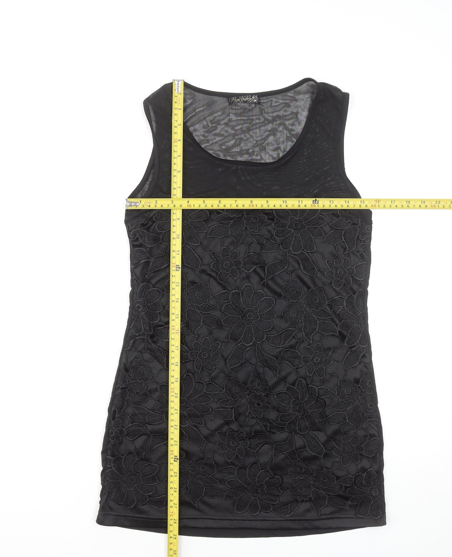 Womens UK Size M Aed London Black Camisole Tank