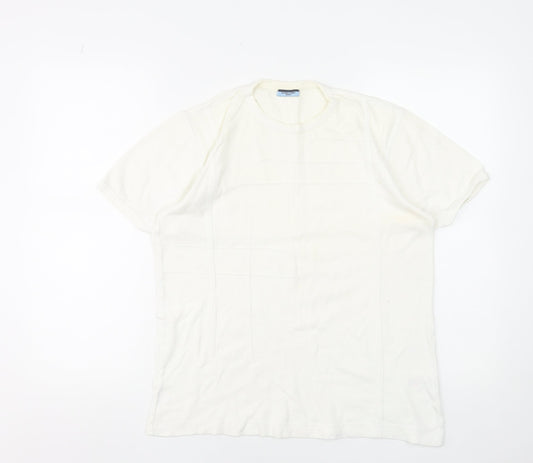 Womens UK Size M Dunnes Stores White Basic T-Shirt