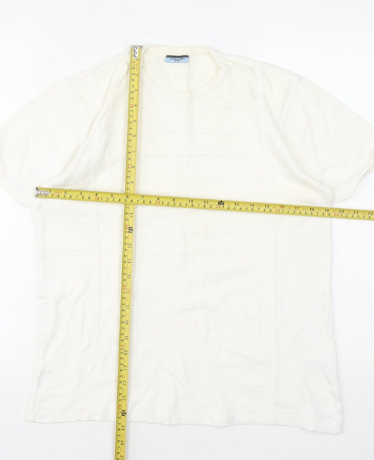 Womens UK Size M Dunnes Stores White Basic T-Shirt