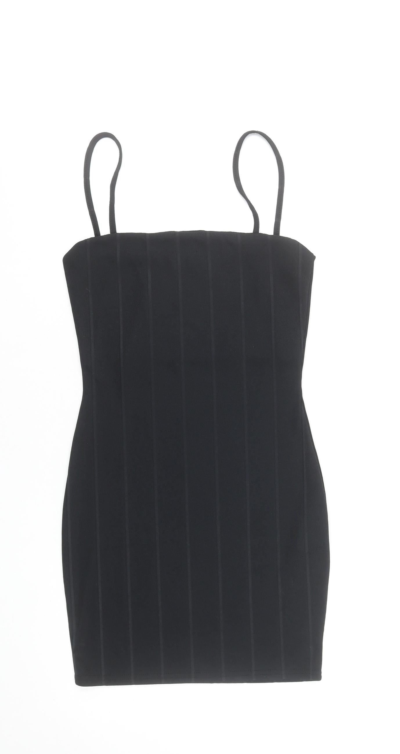 PrettyLittleThing Women’s Black Size 10 Bodycon Mini Dress