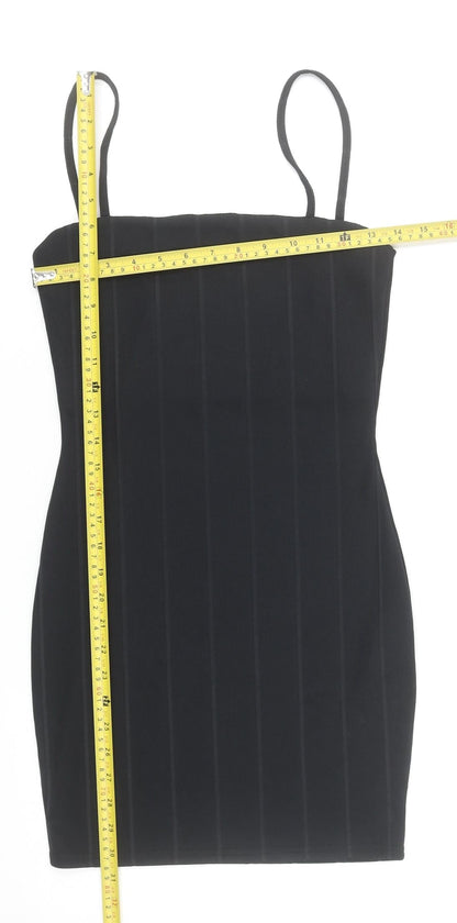 PrettyLittleThing Women’s Black Size 10 Bodycon Mini Dress