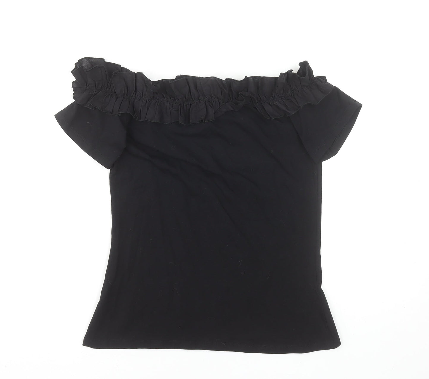 Womens UK Size 8 Dorothy Perkins Black Camisole Blouse
