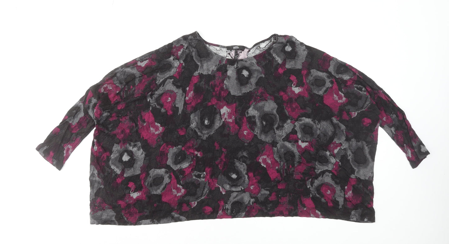 Womens UK Size 12 Marks and Spencer Multicoloured Tunic Blouse