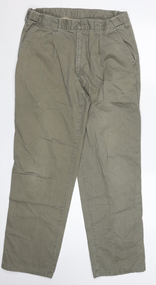 St. Bernard for Dunnes Stores Men's Beige Chino Trousers 36W 33L Cotton