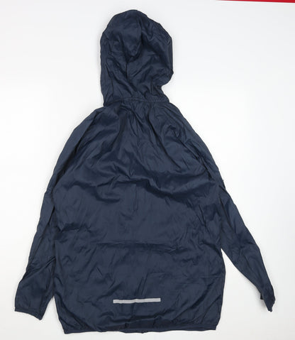 Mens UK Size S Dunnes Stores Blue Windbreaker Coat