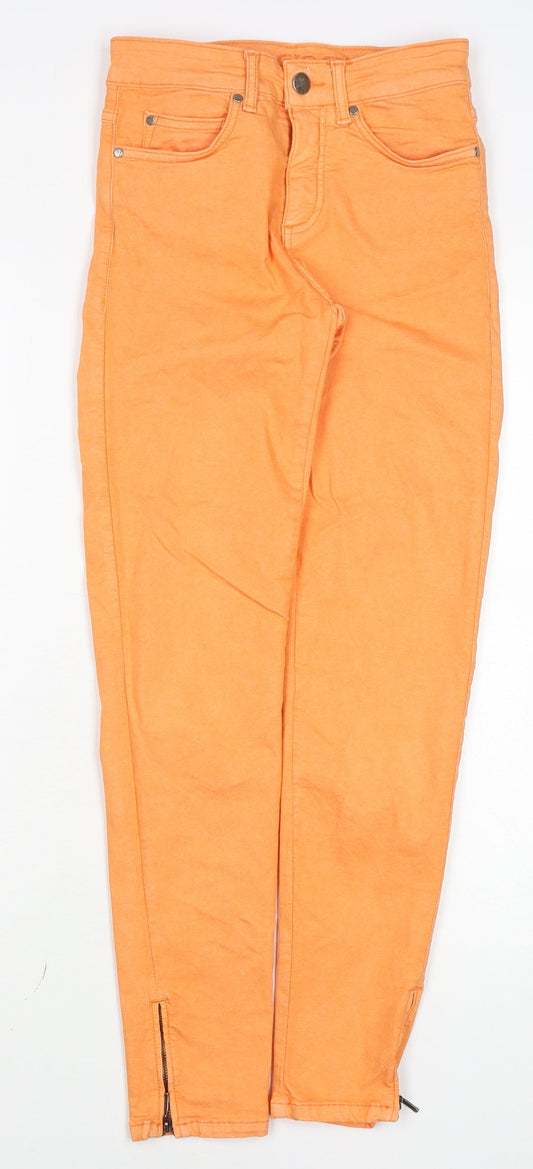 Womens UK Size 6 G-Star Raw Slim Fit Skinny Orange Jeans