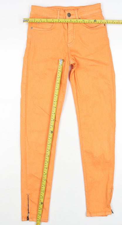 Womens UK Size 6 G-Star Raw Slim Fit Skinny Orange Jeans
