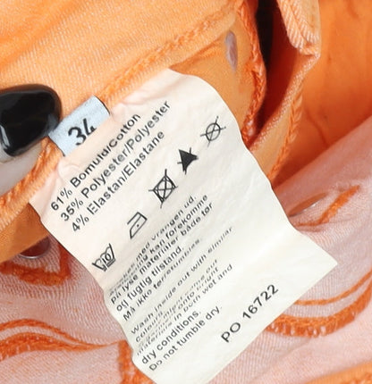 Womens UK Size 6 G-Star Raw Slim Fit Skinny Orange Jeans