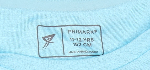 Primark Boys Blue Lightweight Sports T-Shirt 11-12 Years