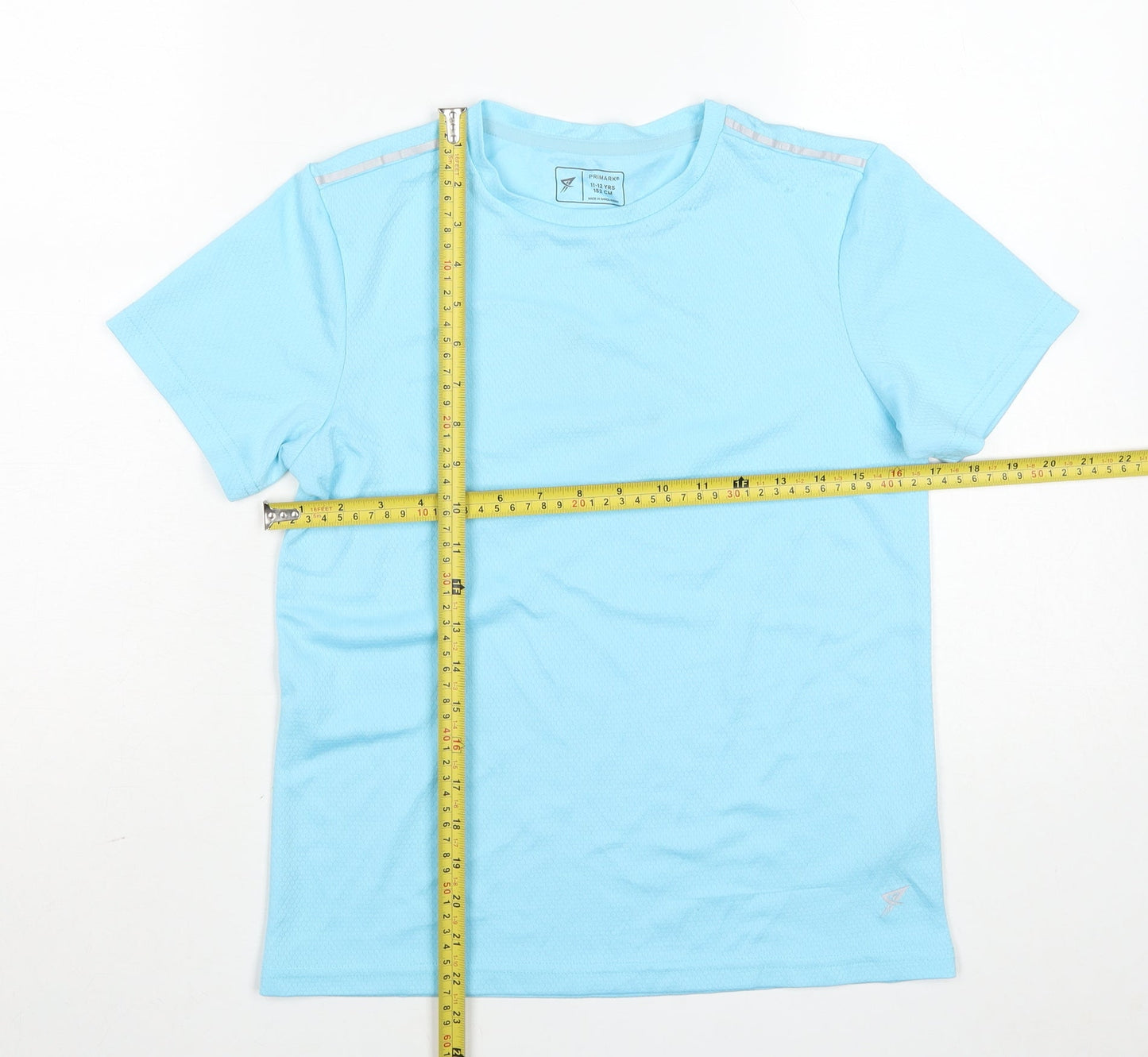 Primark Boys Blue Lightweight Sports T-Shirt 11-12 Years