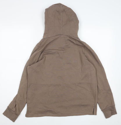 Womens UK Size M No.77 Ath Avenue Brown Pullover Hoodie