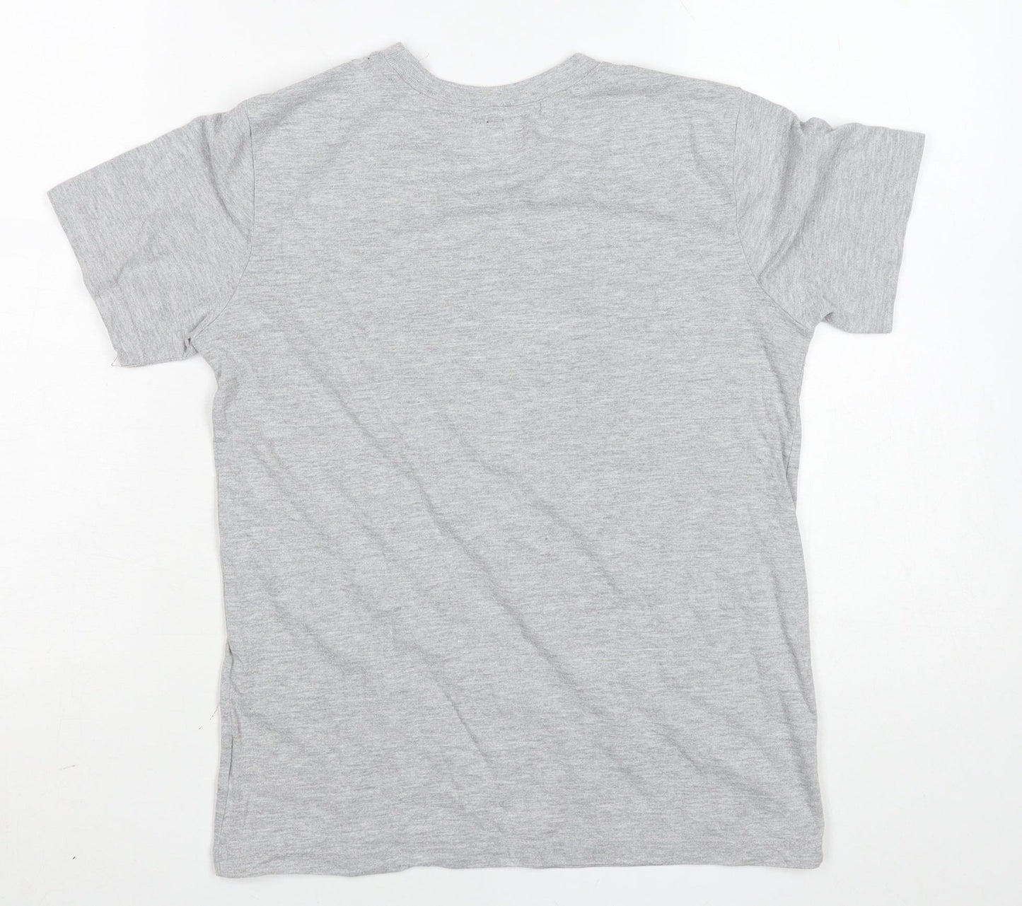 Girls UK Size 11-12 Years Reebok Grey Basic T-Shirt