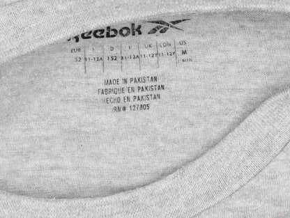 Girls UK Size 11-12 Years Reebok Grey Basic T-Shirt