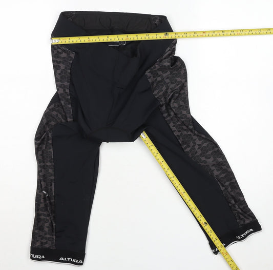 Altura Men's Black XL Cycling Compression Trousers Breathable Padded