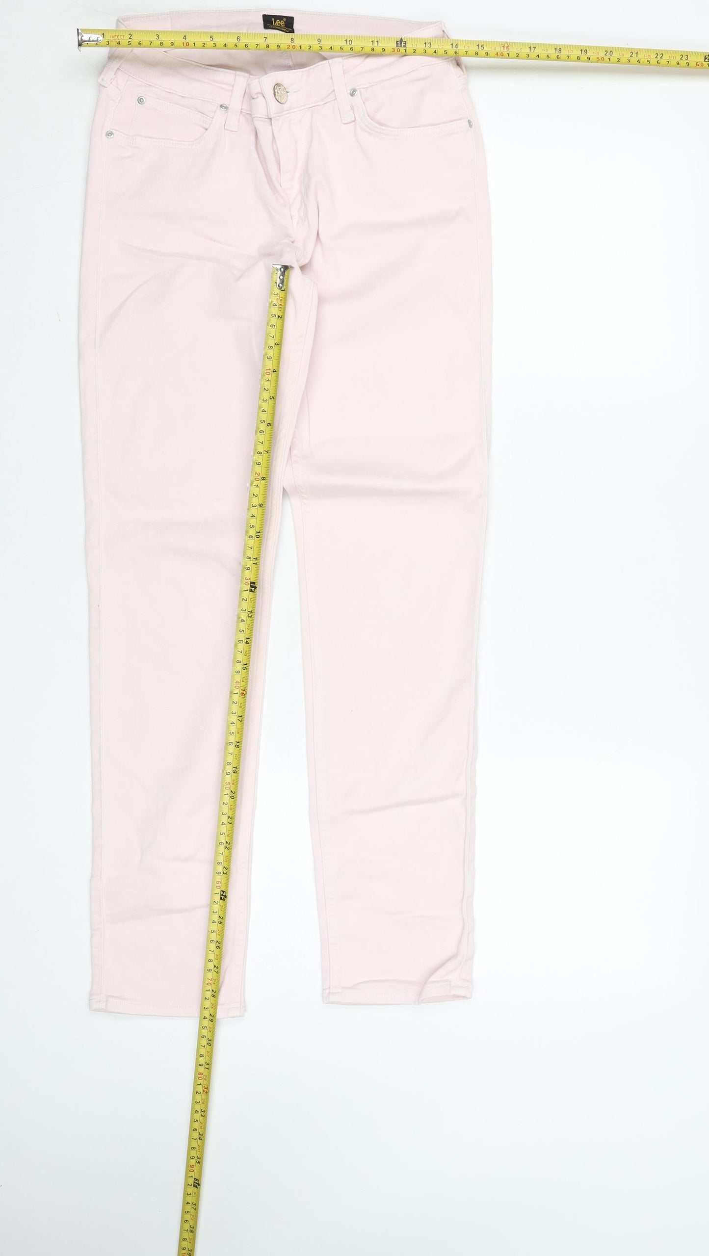 Lee Men’s Beige Elly Skinny Jeans W29 L31 Cotton Blend