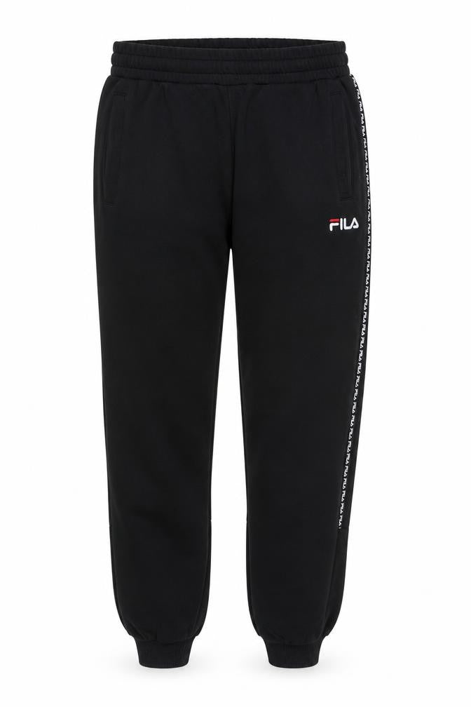 Mens UK Size S FILA Regular Fit Jogger Black Trousers