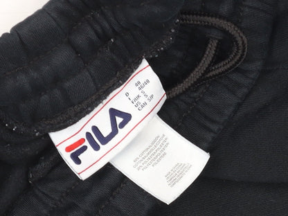Mens UK Size S FILA Regular Fit Jogger Black Trousers