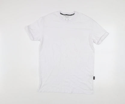 Mens UK Size XS Bershka White  T-Shirt