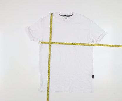 Mens UK Size XS Bershka White  T-Shirt