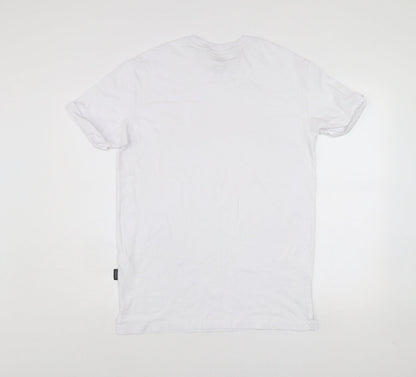 Mens UK Size XS Bershka White  T-Shirt