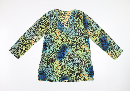 Womens UK Size S St. Bernard for Dunnes Stores Multicoloured Tunic Blouse