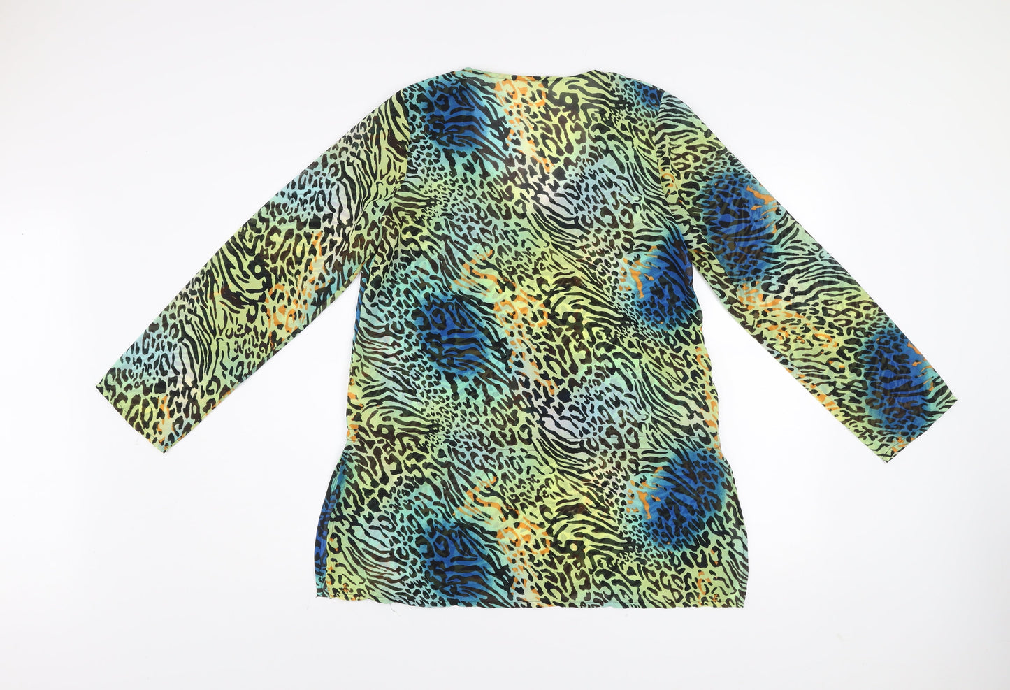 Womens UK Size S St. Bernard for Dunnes Stores Multicoloured Tunic Blouse