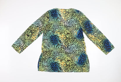 Womens UK Size S St. Bernard for Dunnes Stores Multicoloured Tunic Blouse