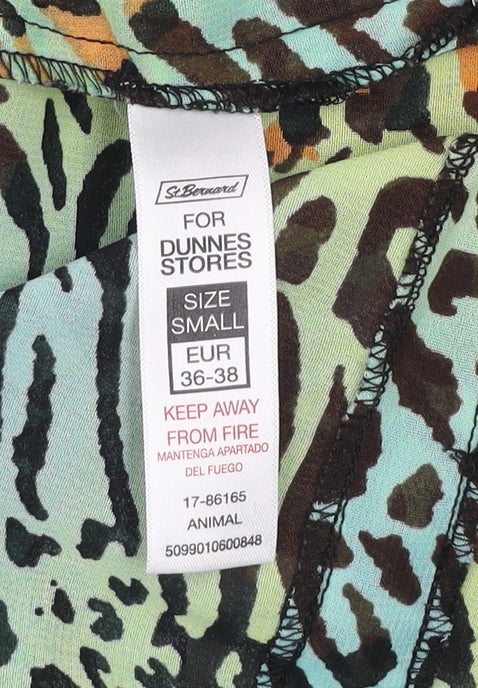 Womens UK Size S St. Bernard for Dunnes Stores Multicoloured Tunic Blouse