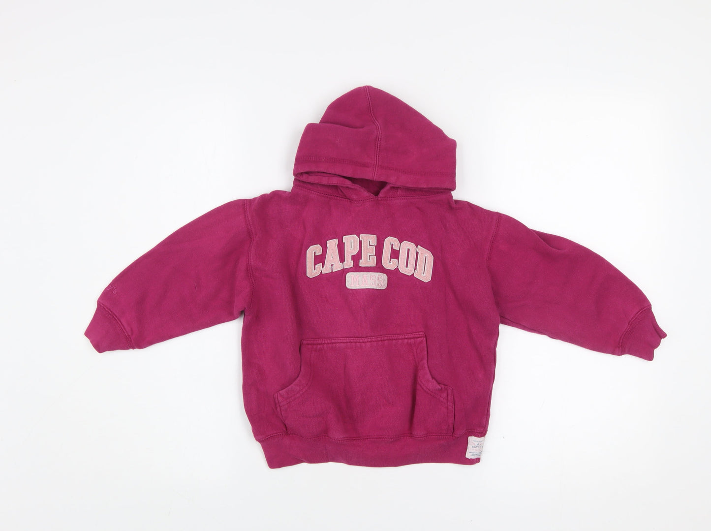 Girls UK Size 4 Years Cuffy's Pink Pullover Hoodie