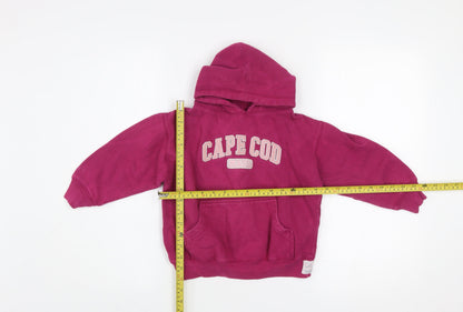 Girls UK Size 4 Years Cuffy's Pink Pullover Hoodie