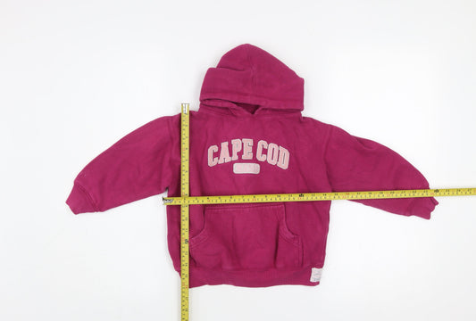 Girls UK Size 4 Years Cuffy's Pink Pullover Hoodie
