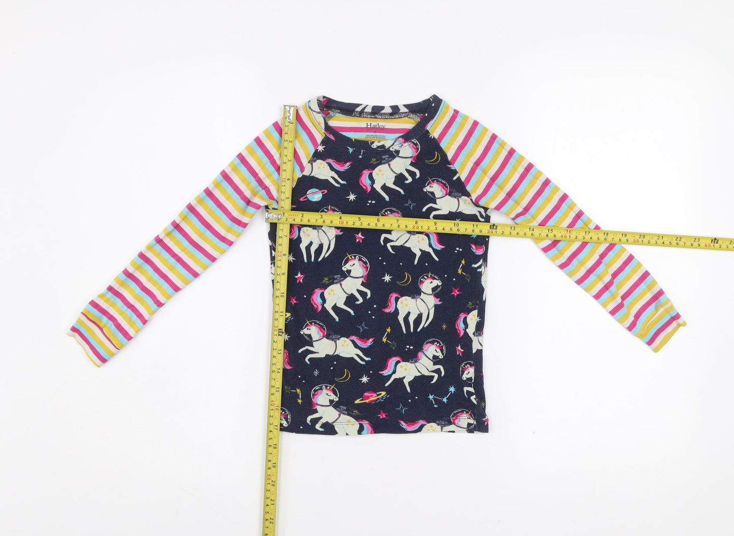 Girls UK Size 8 Years Hatley Multicoloured Pullover T-Shirt
