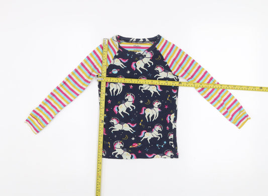 Girls UK Size 8 Years Hatley Multicoloured Pullover T-Shirt